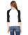 Bella + Canvas B2000 - Ladies' Baby Rib 3/4-Sleeve Contrast Raglan T-Shirt