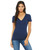 Bella + Canvas B6035 - Ladies' Jersey Short-Sleeve Deep V-Neck T-Shirt