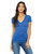 Bella + Canvas B6035 - Ladies' Jersey Short-Sleeve Deep V-Neck T-Shirt