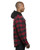 Burnside B8620 - Men's Hooded Flannel Jacket