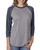 Next Level 6051 - Unisex Triblend 3/4-Sleeve Raglan