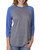 Next Level 6051 - Unisex Triblend 3/4-Sleeve Raglan