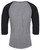 Next Level 6051 - Unisex Triblend 3/4-Sleeve Raglan