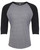 Next Level 6051 - Unisex Triblend 3/4-Sleeve Raglan