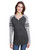 LAT 3534 - Ladies' Gameday Mash-Up Long Sleeve Fine Jersey T-Shirt
