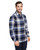 Burnside B8212 - Woven Plaid Flannel With Biased Pocket