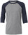 Bella + Canvas 3200Y - Youth 3/4-Sleeve Baseball T-Shirt
