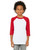 Bella + Canvas 3200Y - Youth 3/4-Sleeve Baseball T-Shirt