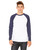 Bella + Canvas 3000C - Men's Jersey Long-Sleeve Baseball T-Shirt