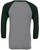 Bella + Canvas 3200 - Unisex 3/4-Sleeve Baseball T-Shirt