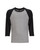 Next Level 3352 - Youth CVC 3/4-Sleeve Raglan