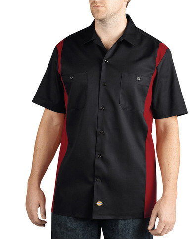 Dickies WS508 - Men's Two-Tone Short-Sleeve Work Shirt - Total Apparel