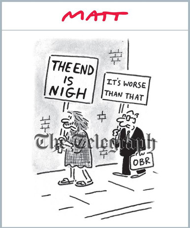 40185583-Matt Cartoon The End Is Nigh It's Worse Than That OBR The End