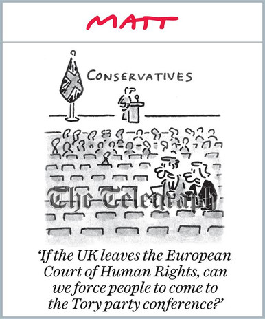 40390843-Matt Cartoon Conservatives If the UK leaves the European Court ...