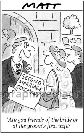 24771798-Matt cartoon Second Marriage Ceremony Are you friends of the