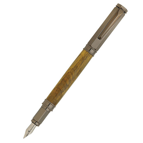 Vertex gun metal fountain pen kit 