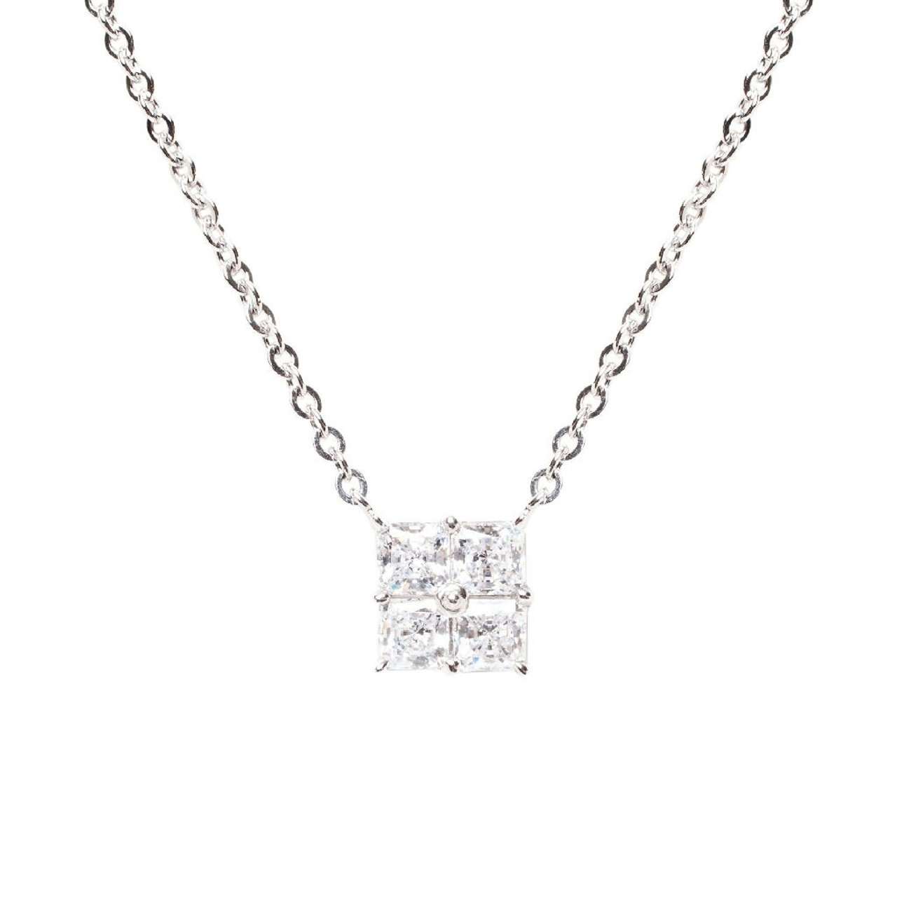 Maruti Silver Plated Diamond Necklace Chain For Girls and Women Crystal  Silver Plated Alloy Chain Price in India - Buy Maruti Silver Plated Diamond  Necklace Chain For Girls and Women Crystal Silver