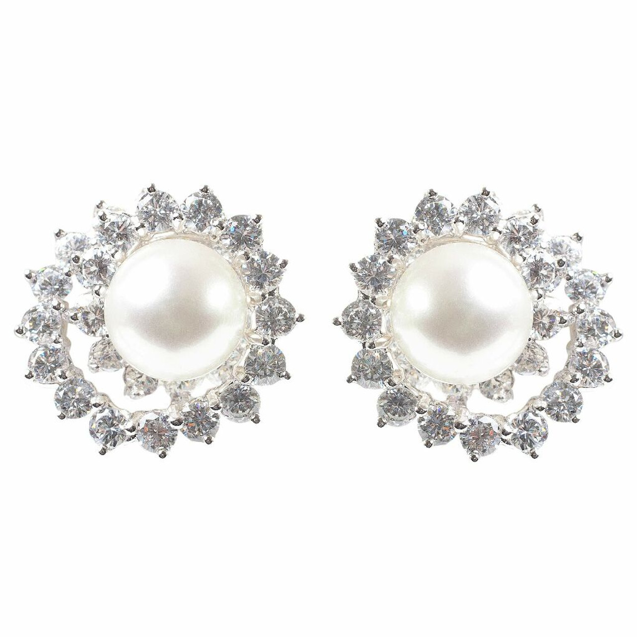 新品ダイヤ入りバターフライEarrings Butterfly Boundary - white - Paparazzi earrings