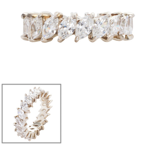 Marquise Eternity Band