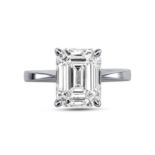 Emerald Cut Solitaire (2.5 TCW)