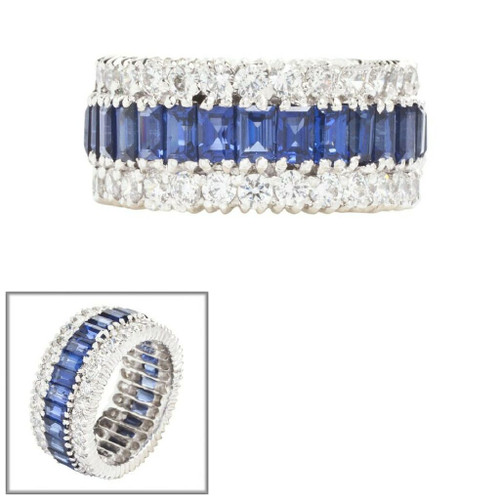 RING-all around band F505SM-SAP/CZ-14K