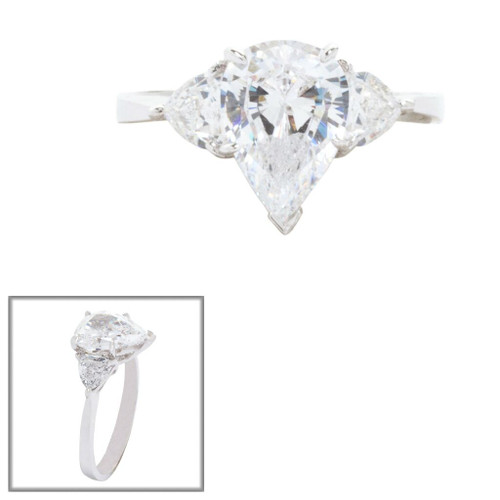 2CT PEAR W/TRI SIDES F558-CZ-14K