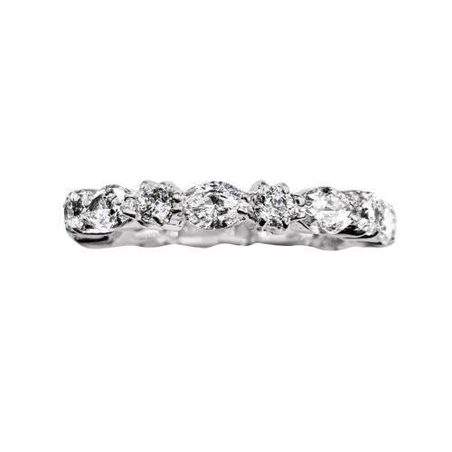 Marquise and Round Eternity Band Marquise and Round Eternity Band