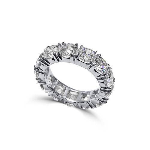 Round Brilliant Eternity Band (7 Carat TCW)