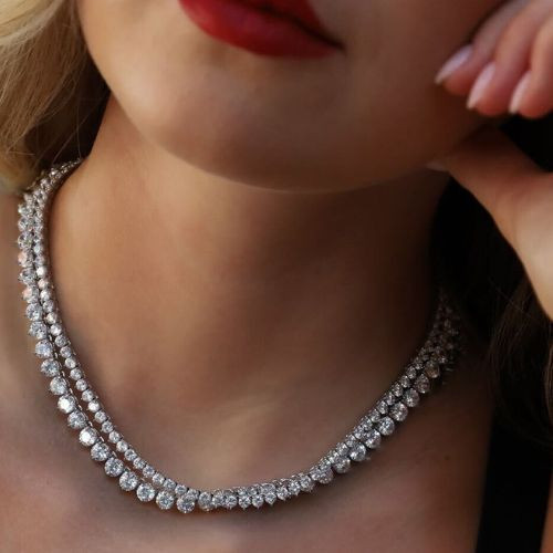 Round Tennis Necklace (5mm)