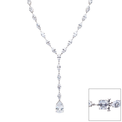 MARQ CHAIN W/ PEAR DROP - N149MQ/CZ