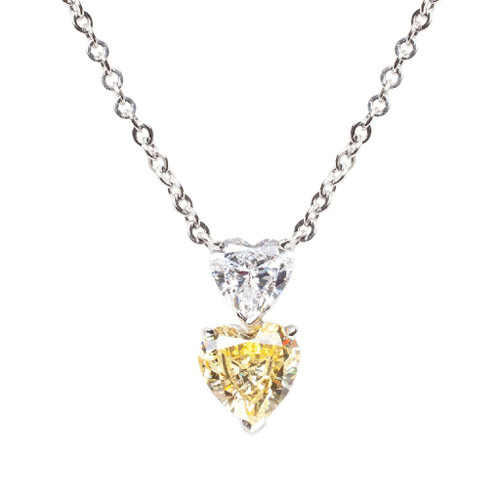 .7CT HEART WITH 1.5CT HEART PENDANT - PHS68/CAN