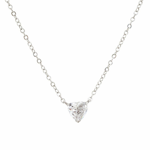 2CT HEART PENDANT - P8MMHS/CZ