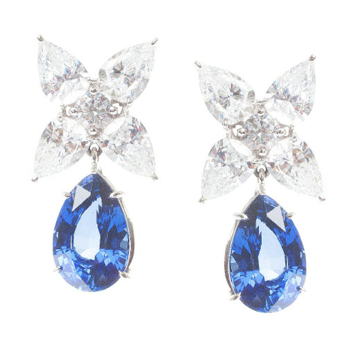 Marquise Flower with Sapphire Drop (31 TCW) Marquise Flower with Sapphire Drop (31 TCW)