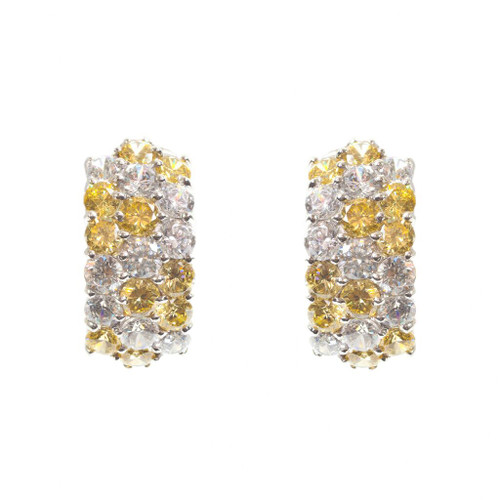 3 ROW W/ ROUND STONE - EF191/CZ/CAN