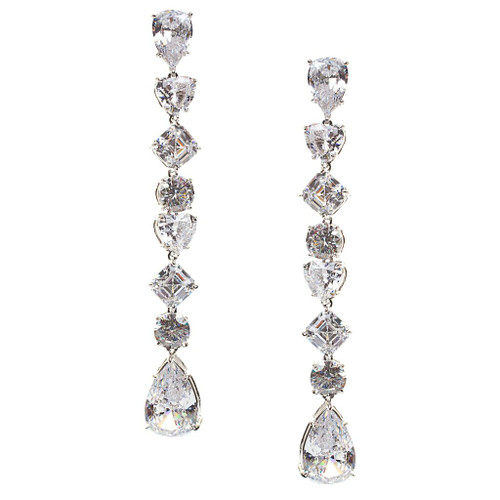 MULTI SHAPE STONE DROP - EF868SM/CZ