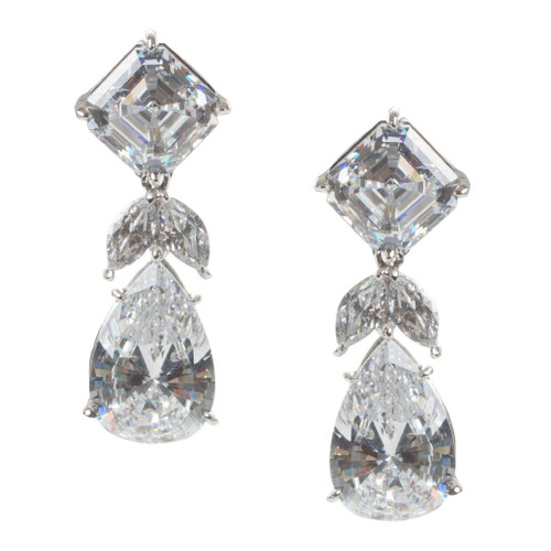 Asscher with Pear Drop (15 TCW) Asscher with Pear Drop (15 TCW)
