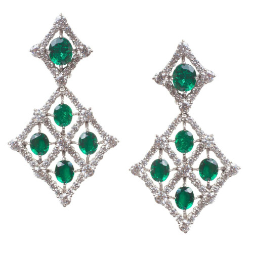 DIAMOND SHAPE CHANDELIER - EF1058/EM/CZ