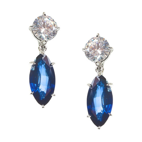 ROUND 6MM TOP W/ 12X6 MARQ DROP - EF843/SAP/CZ