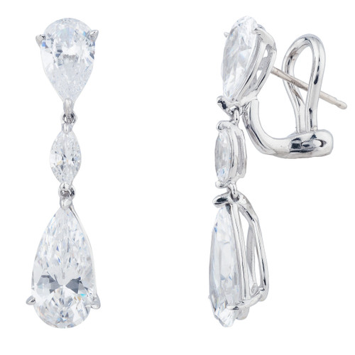PEARSHAPE/MARQUISE/PEARSHAPE DROP - EF1258/CZ PEARSHAPE/MARQUISE/PEARSHAPE DROP - EF1258/CZ