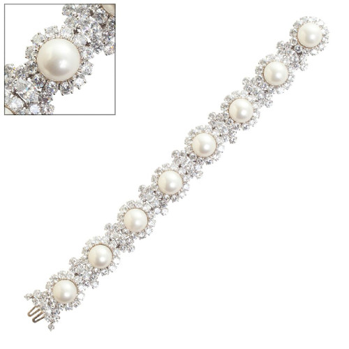 BRAC PEARL CTR RD STONES SURRD - B17406B/PRL/CZ