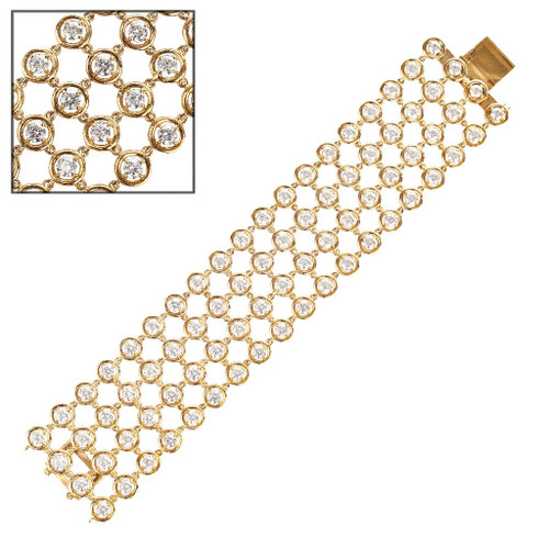 Four Row Tube Bracelet