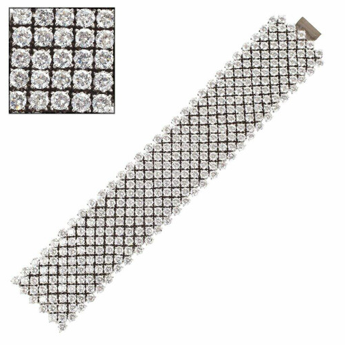Extra-Wide Multi-Row of Rounds Bracelet (64 TCW) Extra-Wide Multi-Row of Rounds Bracelet (64 TCW)