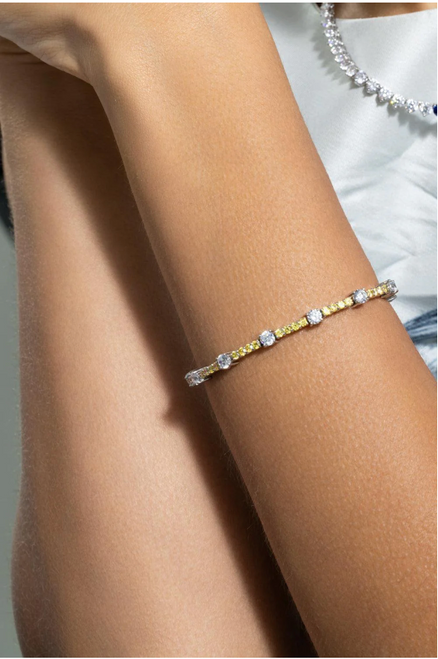 SMALL AND LARGE RD TENNIS BRACELET - BF982/CN/CZ