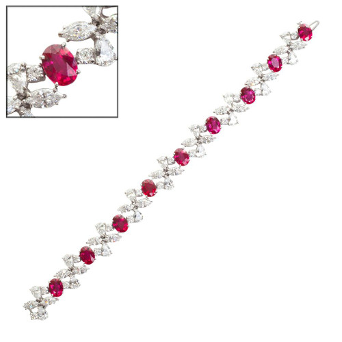 BRAC MARQ SPLASH CONN BY OVAL - B34/RUB/CZ