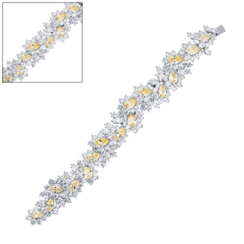 Vine Bracelet with Canary Pears (12 TCW)