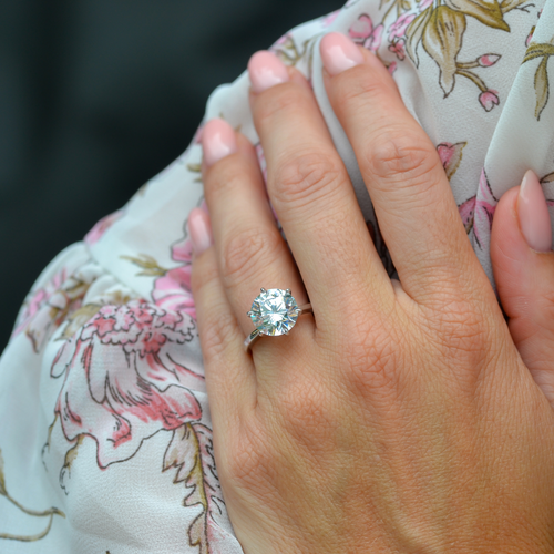 Round Brilliant Solitaire Ring (5 TCW)