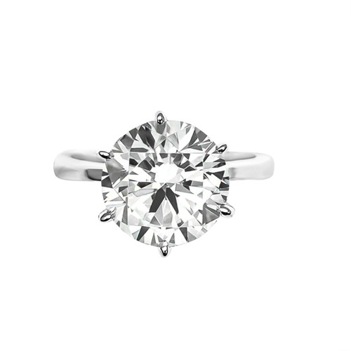 Round Brilliant Solitaire Ring (5 TCW)