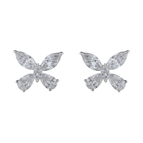 Butterfly Stud Earrings (7.5 TCW)
