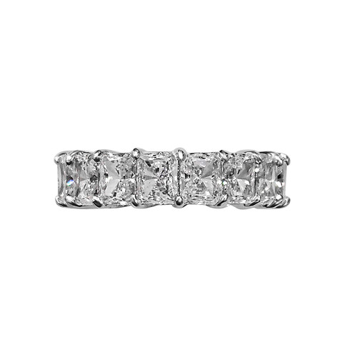 Radiant Cut 6TDW Eternity Band