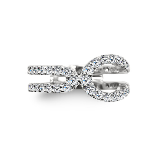 Open Statement Ring - F1570-CZ-14KT